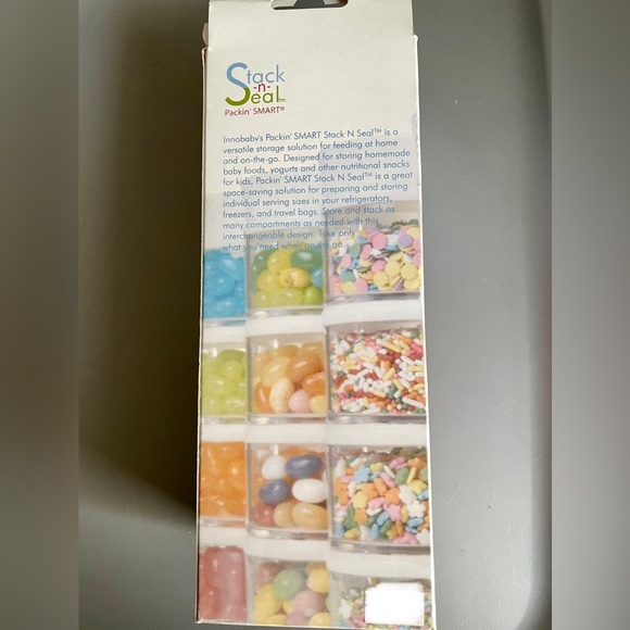 NEW - Innobaby Packin' SMART® Stackables -4 Tier Blue - Picture 2 of 3